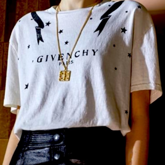 Givenchy white graphic T-shirt - Picture 1 of 4